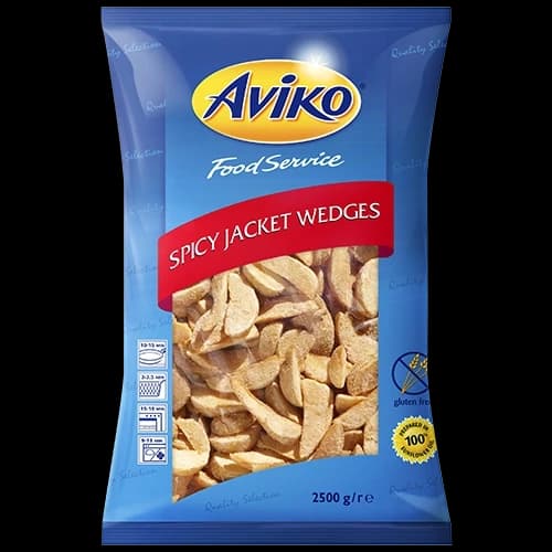 Aviko H Spicy Jacket Wedges 4x2500g
