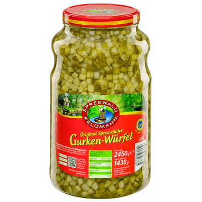 Gewürzgurken , gewürfelt , 2650ml