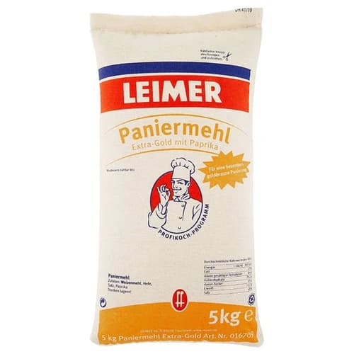 Leimer Paniermehl Gold mit Paprika 5KG-Sack