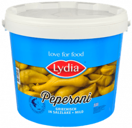 Lydia Peperoni Griech. No.1 mild 6Kg-Eimer