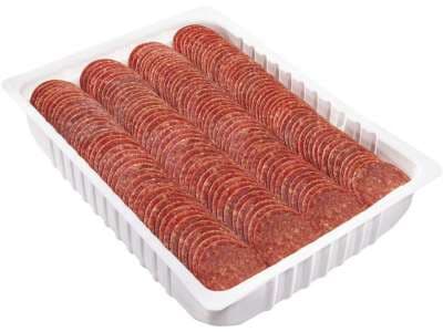 Rinder-Peperonisalami `Halal´ Kal.55, geschnitten